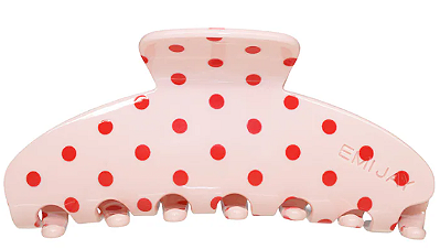 Emi Jay Big Effing Clip® Hair Claw in Blush Polka Dot