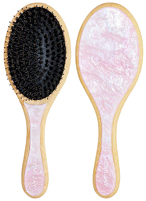 Emi Jay Flat Hair Brush in Pink Sugar