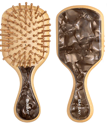 Emi Jay Mini Paddle Hair Brush in Toasted Sugar