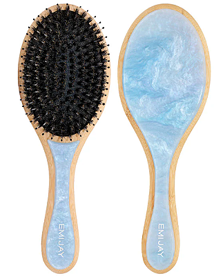 Emi Jay Flat Hair Brush in Blue Sugar
