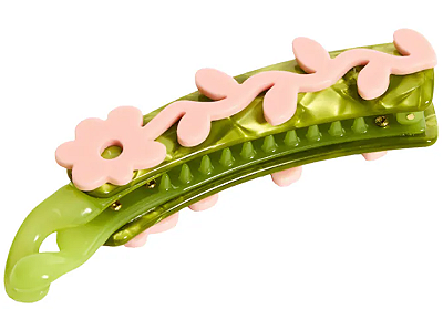 Chunks Medium Banana Hair Clip in Sweet Pea