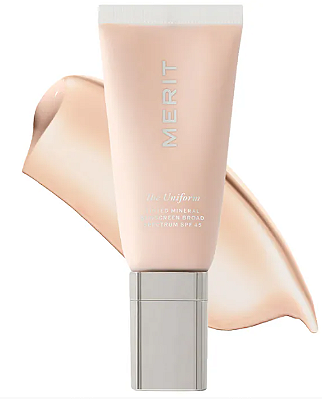 MERIT The Uniform™ Tinted Mineral Sunscreen Broad Spectrum SPF 45