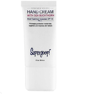 Supergoop! Forever Young Hand Cream with Sea Buckthorn Broad Spectrum Sunscreen SPF 40 PA+++