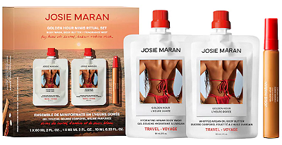 JOSIE MARAN Golden Hour Mini Bodycare Ritual Gift Set for Hydration