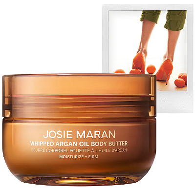 JOSIE MARAN Sweet Citrus - Whipped Argan Oil Refillable Firming Body Butter Jar