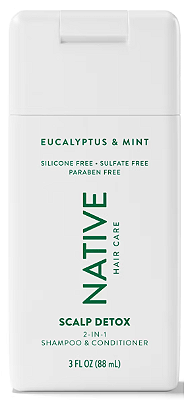 Native Eucalyptus & Mint Scalp Detox Mini 2-in-1 Shampoo & Conditioner