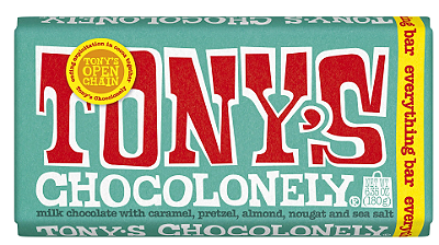 Tony's Chocolonely Milk Chocolate Everything Bar