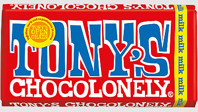 Tony's Chocolonely 32% Milk Chocolate Bar