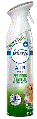 Febreze Air Mist Air Freshener Spray, Pet Odor Fighter