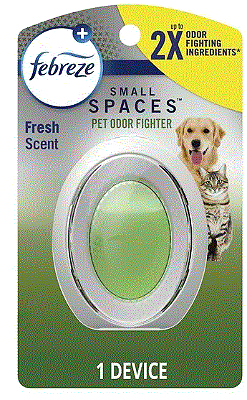 Febreze SMALL SPACES Pet Odor Fighter Air Freshener, Fresh