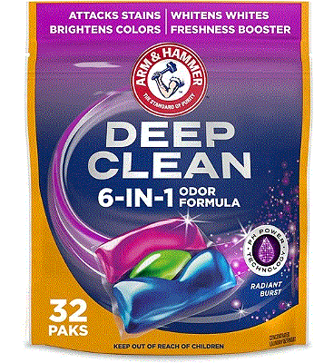 ARM & HAMMER Deep Clean Odor Formula Detergent Power Paks