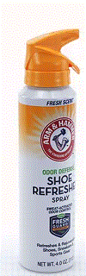 Arm & Hammer Odor Defense Shoe Refresher Spray
