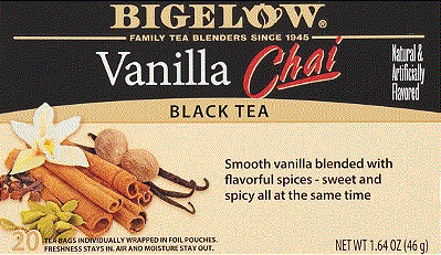 Bigelow Vanilla Chai, Black Tea Bags