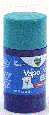 Vicks Vapo Stick Kids, Soothing Non-Medicated Vapor Rub for Children with Menthol Scen