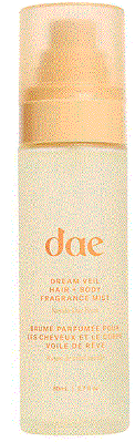 dae Dream Veil Hair & Body Fragrance Mist Vanilla Dae Beam with Candied Lemon and Praline