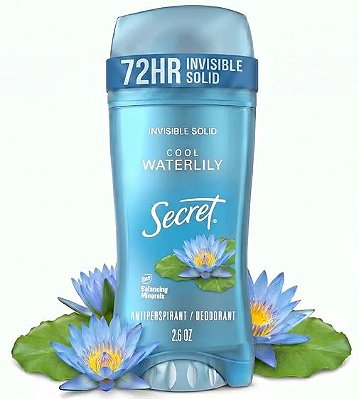 Secret Antiperspirant & Deodorant for Women, Invisible Solid
