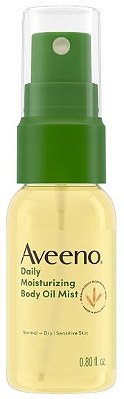 Aveeno Daily Moisturizing Body Oil Mist with Oat and Jojoba Oil for Rough