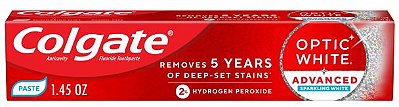 Colgate Optic White Advanced Sparkling White Toothpaste with 2% Hydrogen Peroxide