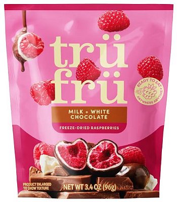 Tru Fru Freeze Dried Raspberries in Milk Chocolate