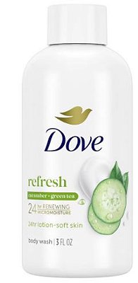 Dove Refresh 24-Hour Lotion-Soft Skin Mini Body Wash