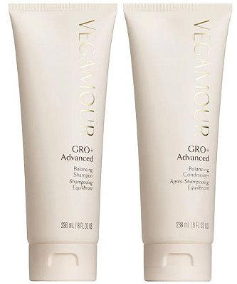 Vegamour GRO+ Advanced Balancing Shampoo and Conditioner Set for Severe Signs of Thinning