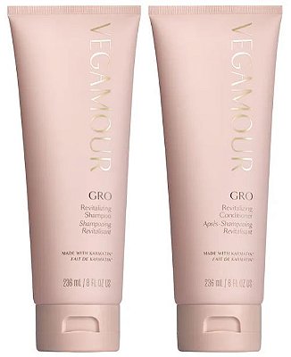 Vegamour GRO Revitalizing Shampoo and Conditioner Set for Thinning Hair