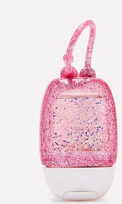 Pink Glitter PocketBac Holder