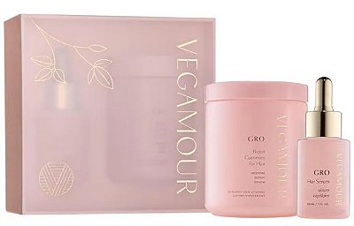 Vegamour GRO Hair Serum & Biotin Gummies Set for Thinning Hair