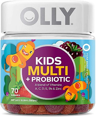 Olly Kids Multi + Probiotic Multivitamin Gummies Berry