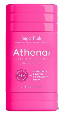 Athena Club All-Over Solid Deodorant - Super Pink