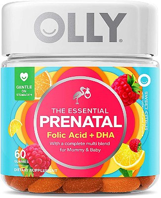 Olly The Essential Prenatal Multivitamin Gummies, Prenatal Vitamins