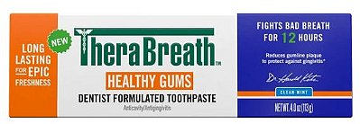 TheraBreath Healthy Gums Toothpaste, Helps Fight Gingivitis, Clean Mint