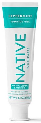 Native Premium Whitening Wild Mint & Peppermint Oil Fluoride Free Toothpaste