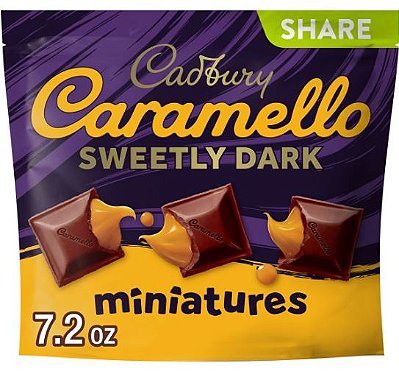 Cadbury Caramello Miniatures Sweetly Dark Chocolate Caramel Candy