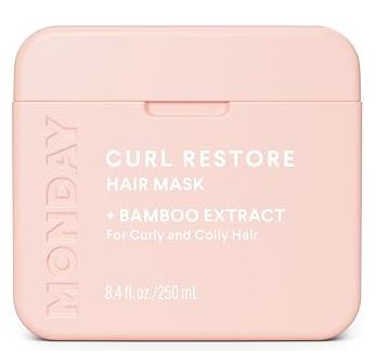 MONDAY HAIRCARE CURL RESTORE Hair Mask with Bamboo Extract, Coconut Oil & Shea Butter