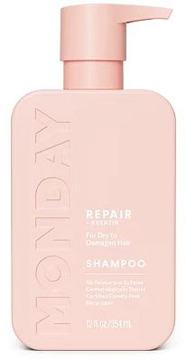 MONDAY Haircare REPAIR Shampoo Nourishes Dry Damaged Hair, Keratin, Coconut Oil