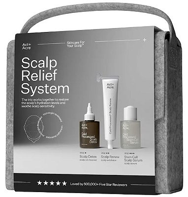 Act+Acre Scalp Relief System for Dandruff + Psoriasis + Eczema Gift Set