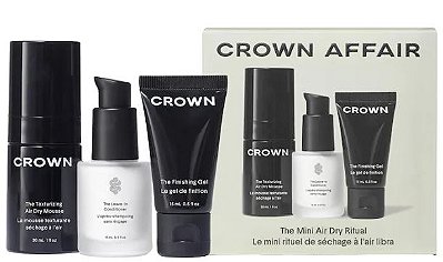 Crown Affair The Mini Air Dry Hair Set