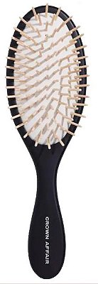 Crown Affair The Wooden Detangling Hair Brush No. 002 for All Hair Types