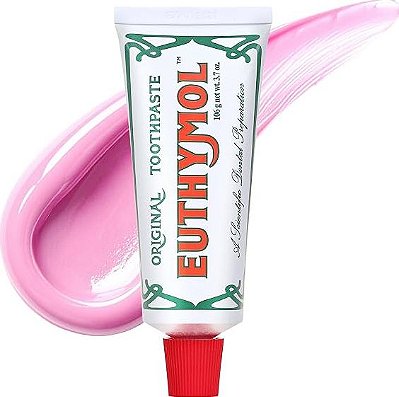 EUTHYMOL Original Pink Toothpaste, Fluoride-Free, Cavity Prevention