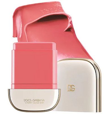 Dolce&Gabbana Cherry Glaze Bar 24H Lasting Glow & Waterproof Cream Blush Stick with Vegan Collagen