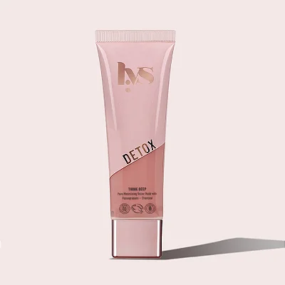 LYS Beauty THINK DEEP PORE MINIMIZING DETOX MASK WITH POMEGRANATE + CHARCOAL