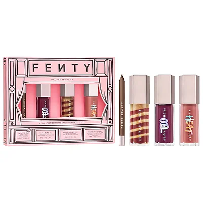 Fenty Beauty by Rihanna Glossy Posse IX 4-Piece Lip Makeup Gift Set