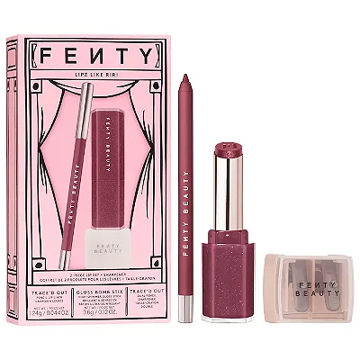 Fenty Beauty by Rihanna Lipz Like Riri 2-Piece Lip + Sharpener Makeup Gift Set
