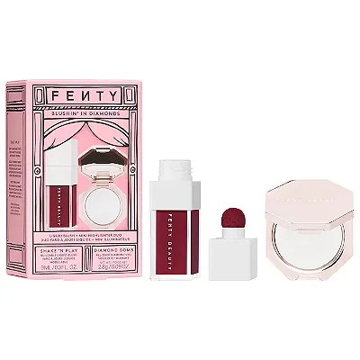Fenty Beauty by Rihanna Blushin' In Diamonds Liquid Blush + Highlighter Duo​ Makeup Gift Set
