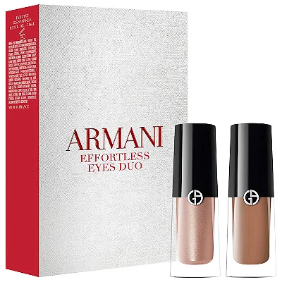Armani Beauty Effortless Eye Tint Long-Lasting Liquid Eyeshadow Duo Gift Set