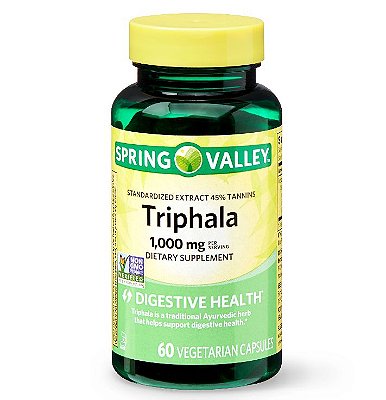 Spring Valley Triphala Vegetarian Capsules 1.000mg