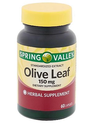 Spring Valley Standardized Extract Olive Leaf Capsules, 150 mg