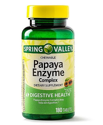 Spring Valley Papaya Enzyme Complex Tablets