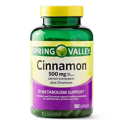 Spring Valley Cinnamon Plus Chromium Capsules